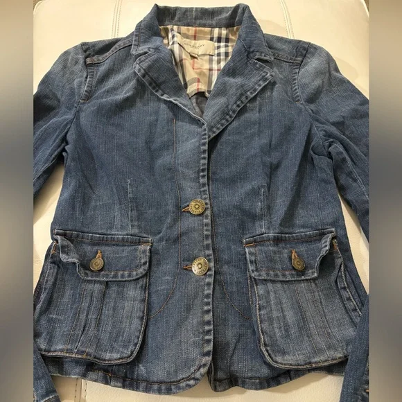 ❇️ Host Pick! ✅Burberry Denim Women's Jacket - Picture 4 of 12